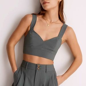 Madewell Sweetheart-Neck Bralette Top